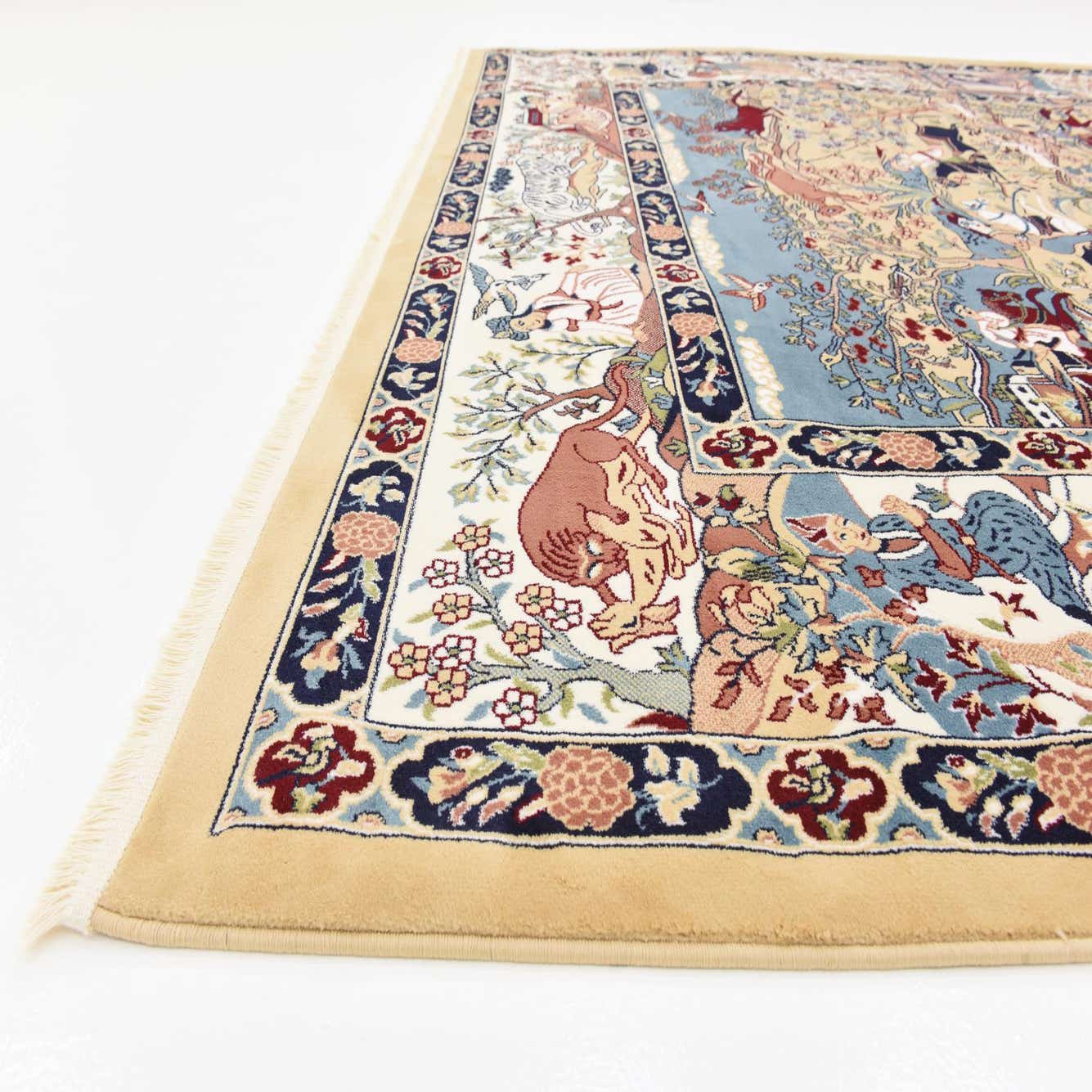 Tan 8' x 10' Rabia Rug