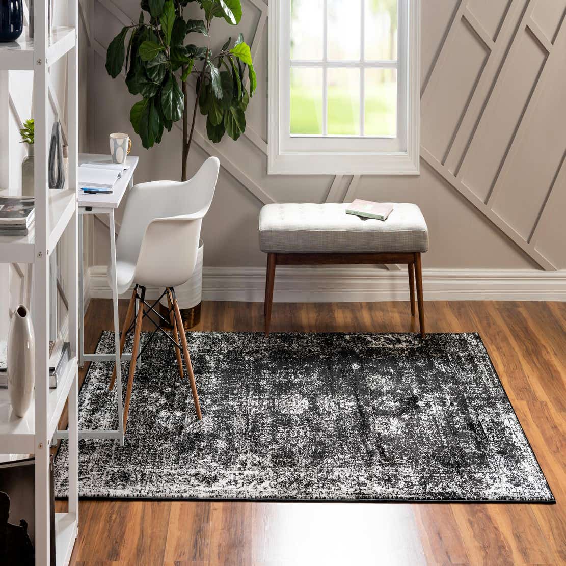 Black 5' x 8' Monaco Rug eSaleRugs