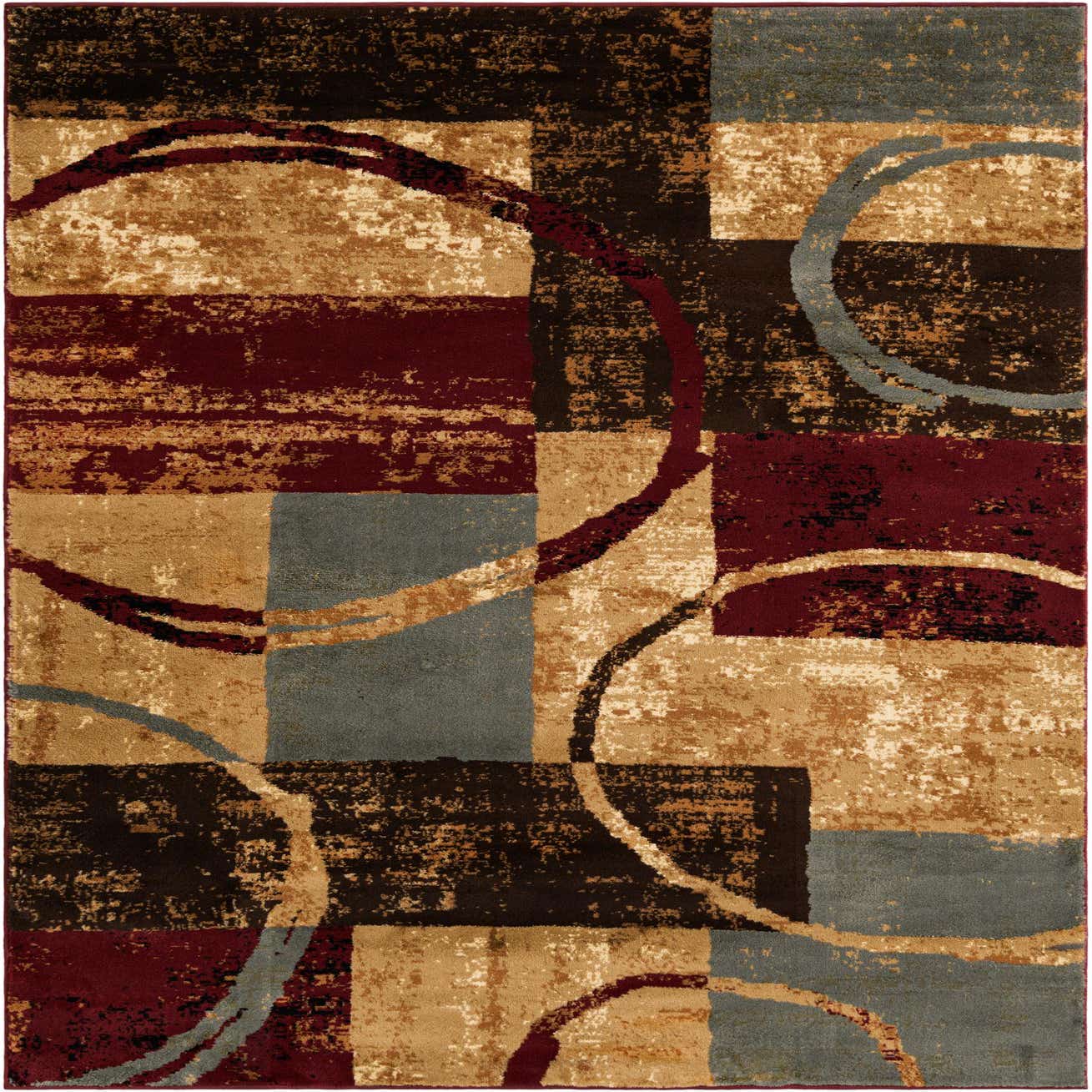 Multicolor 5' x 8' Coffee Shop Rug eSaleRugs