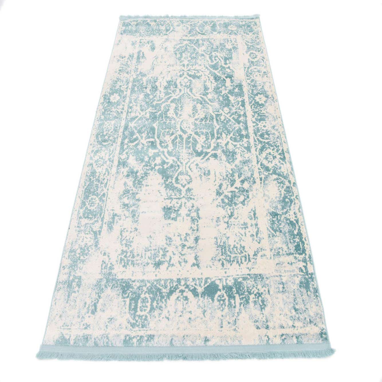 Blue 4' x 6' New Vintage Rug eSaleRugs