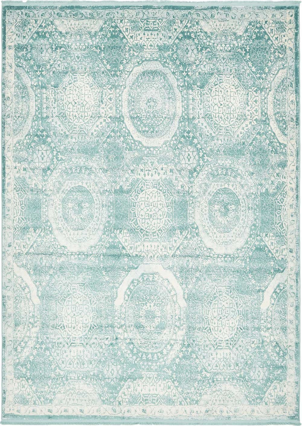 Blue 8' x 10' New Vintage Rug eSaleRugs