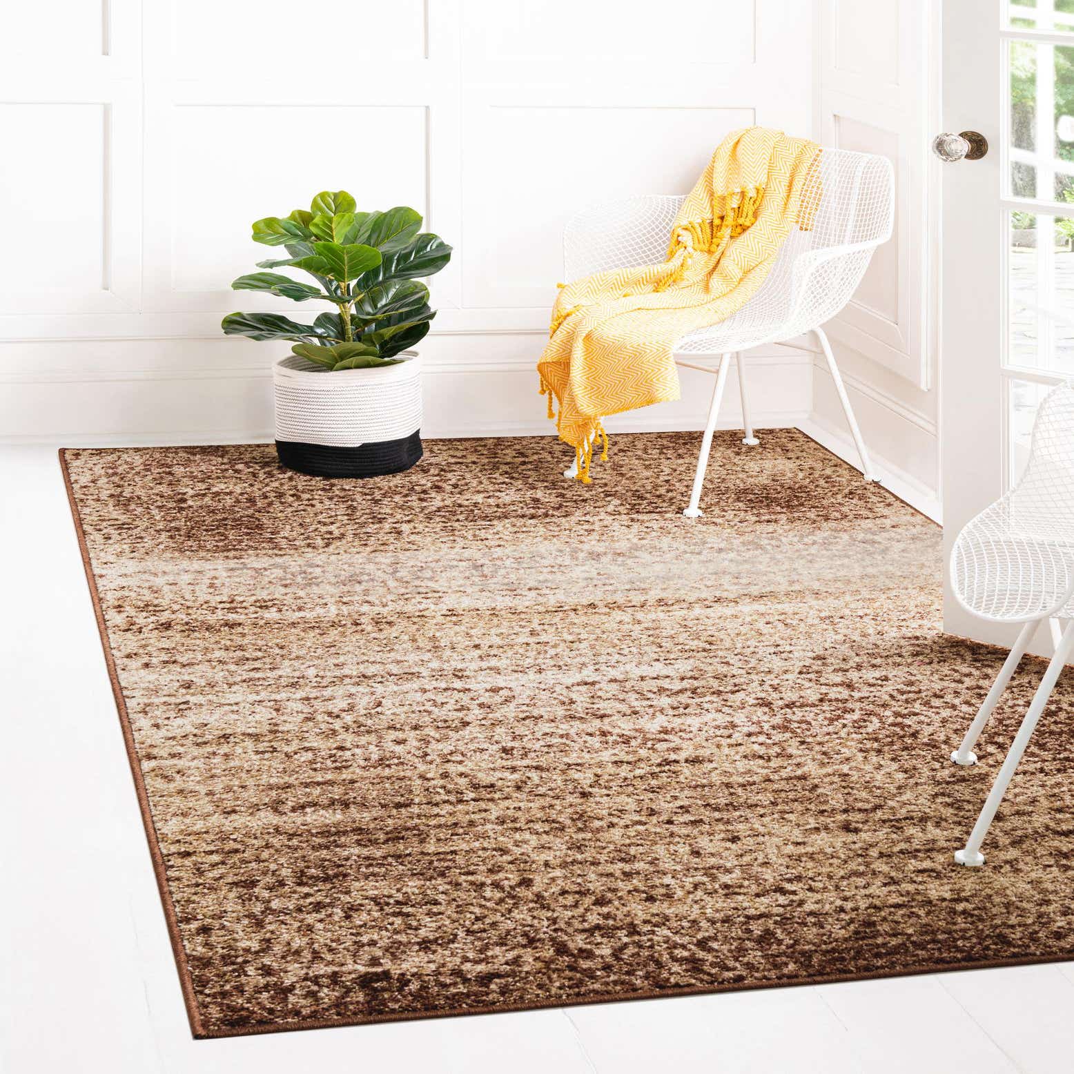 Beige 5' x 8' Harvest Rug eSaleRugs