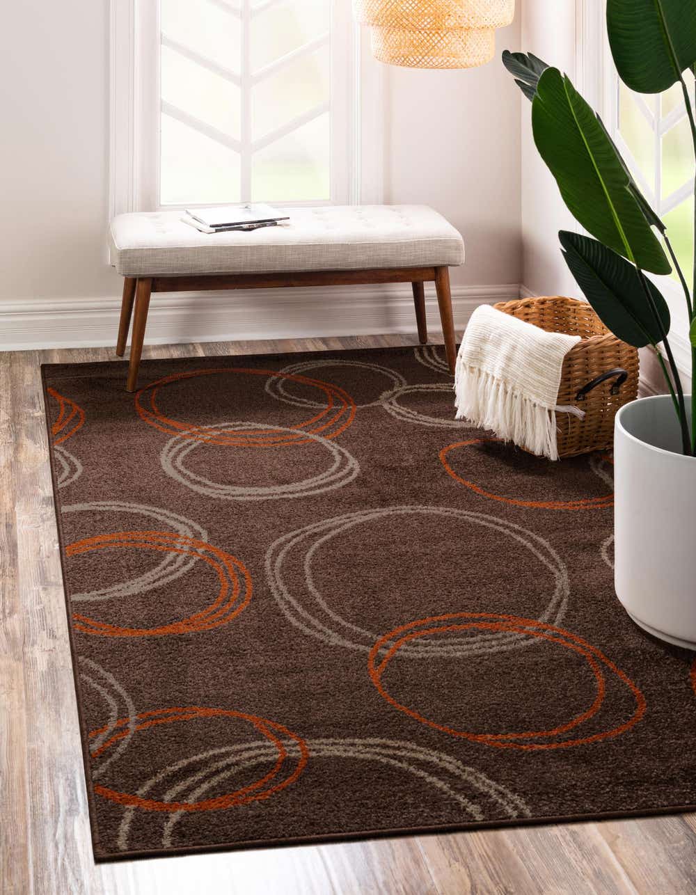 Brown 9' x 12' Harvest Rug | eSaleRugs