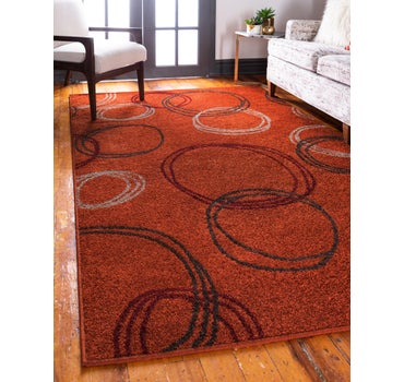 Terracotta 9' x 12' Harvest Rug | eSaleRugs
