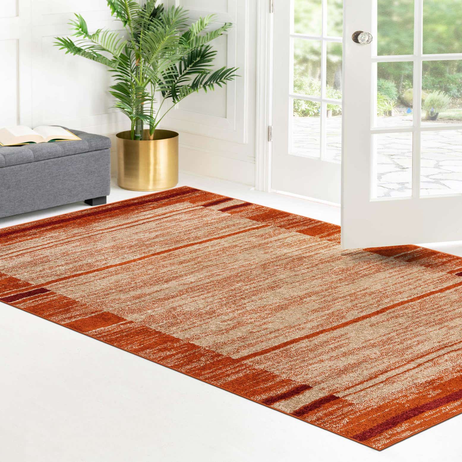Terracotta 8' x 10' Equinox Rug