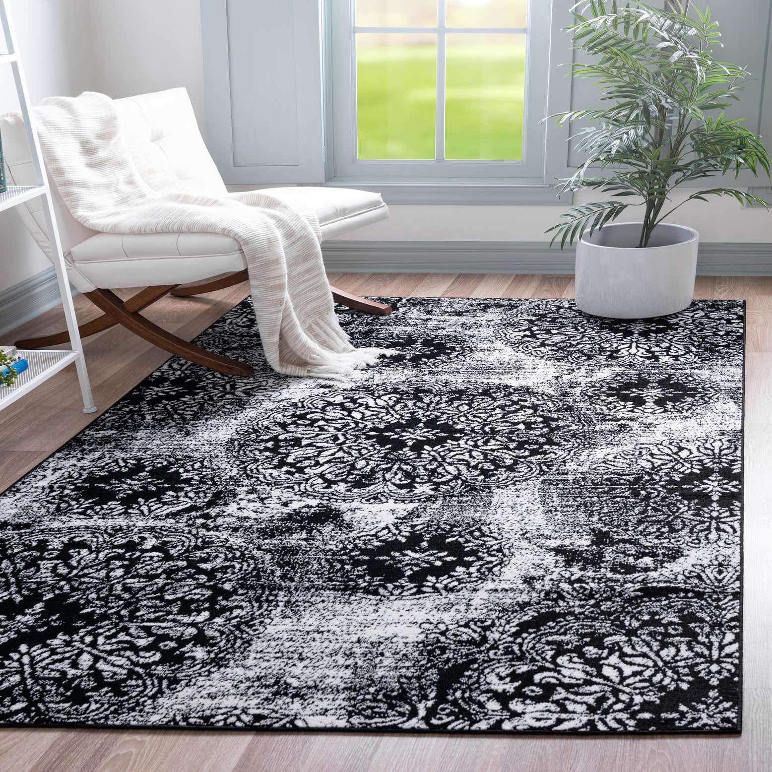 Black 9' x 12' Monaco Rug eSaleRugs