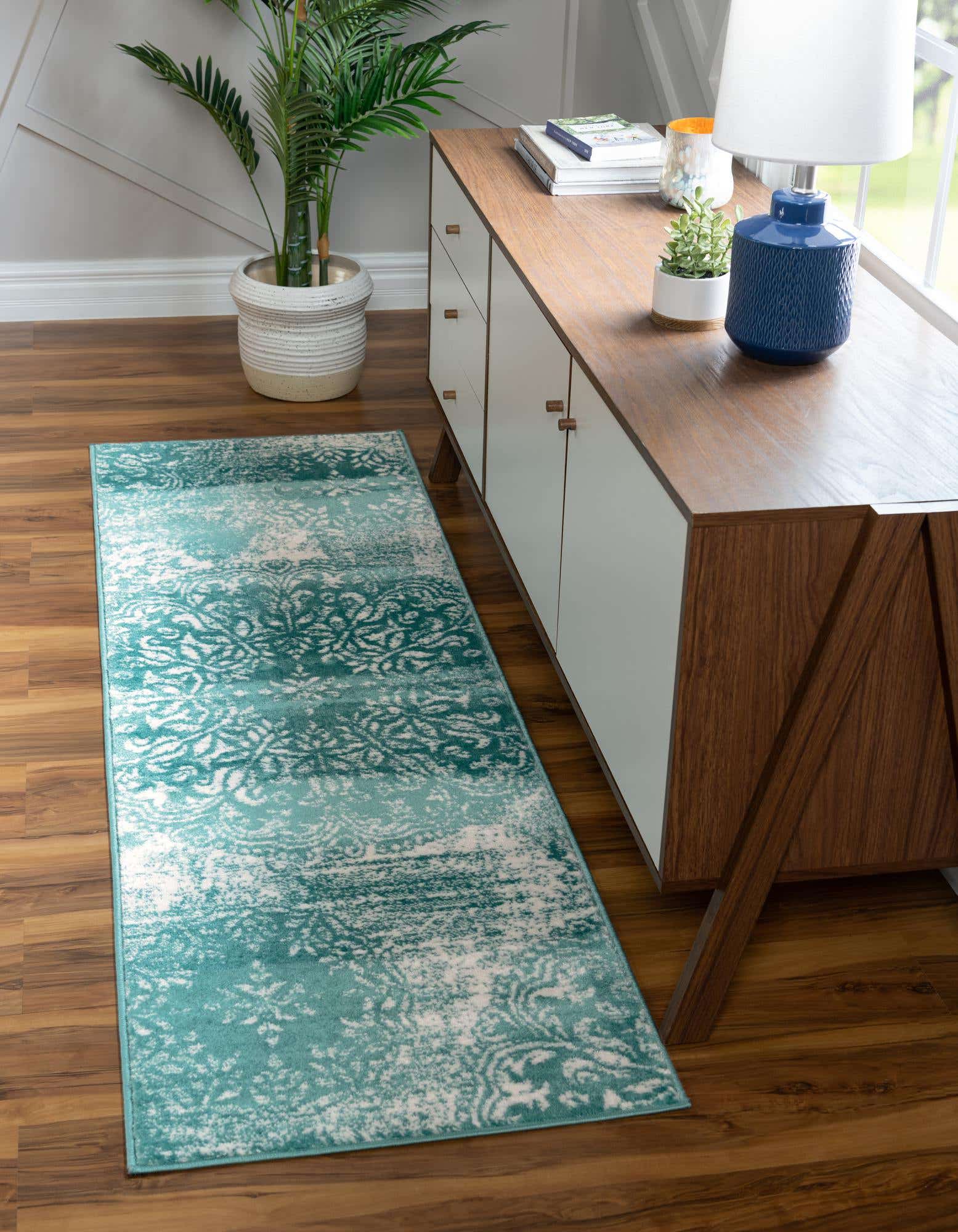 Turquoise 100cm X 500cm Monaco Runner Rug Au Rugs Turquoise 100cm X 500cm Monaco Runner Rug Au Rugs