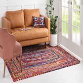 275cm x 365cm Braided Chindi Rug thumbnail