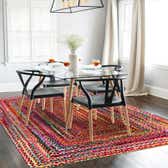275cm x 365cm Braided Chindi Rug thumbnail