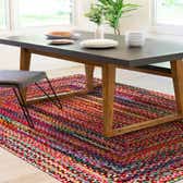 275cm x 365cm Braided Chindi Rug thumbnail