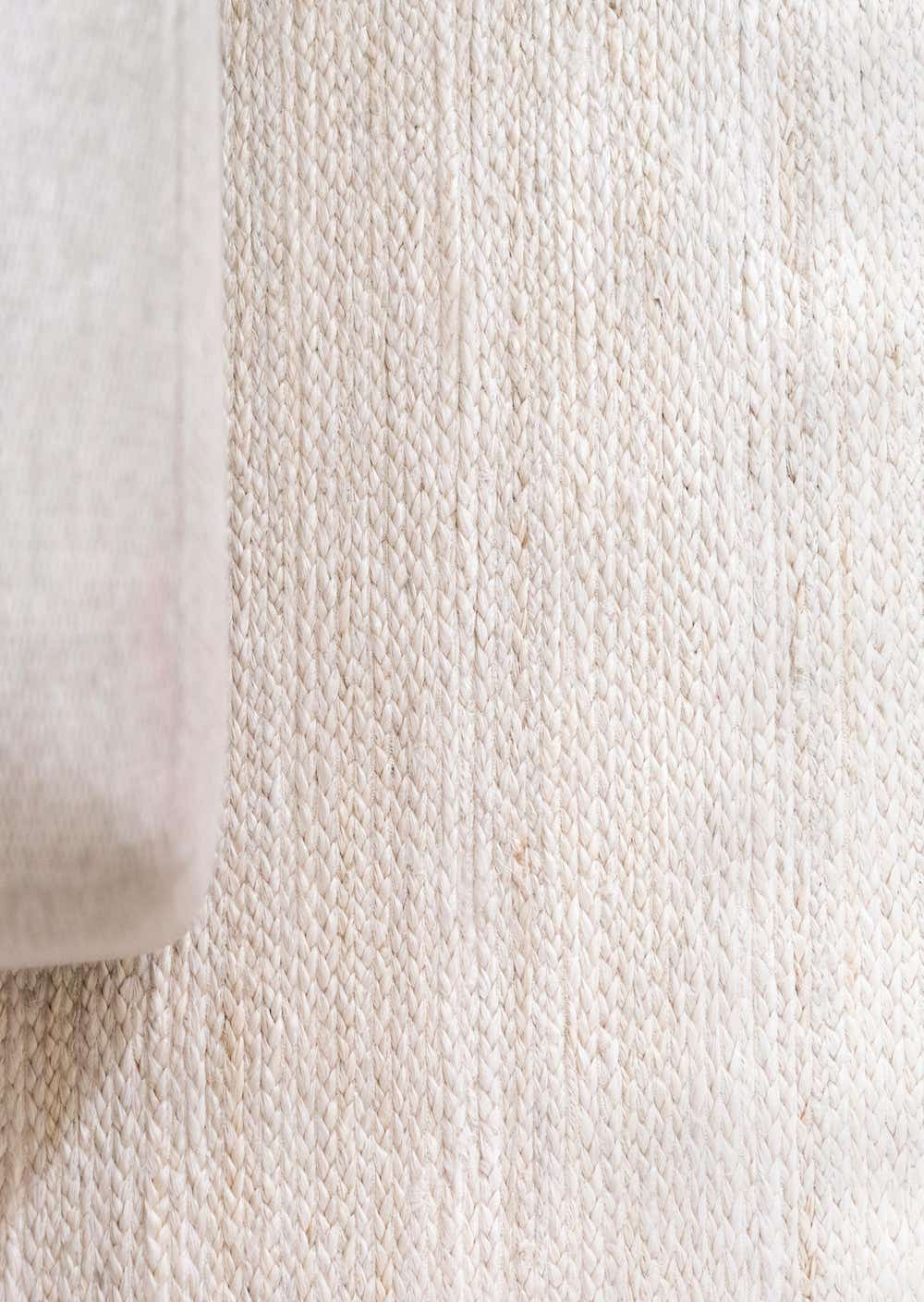 White 8' x 10' Hand Braided Jute Rug eSaleRugs