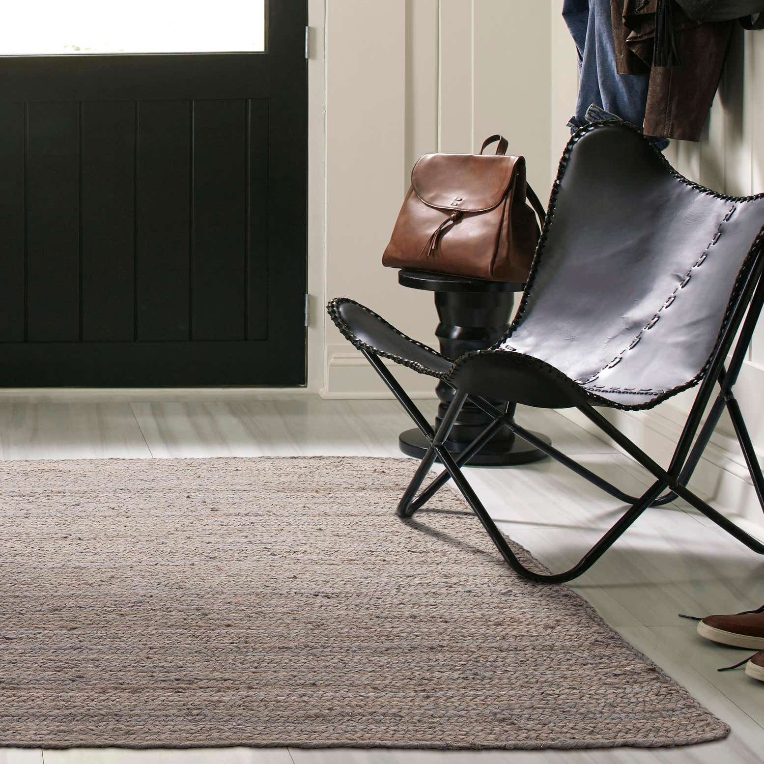 Gray 9' x 12' Hand Braided Jute Rug eSaleRugs