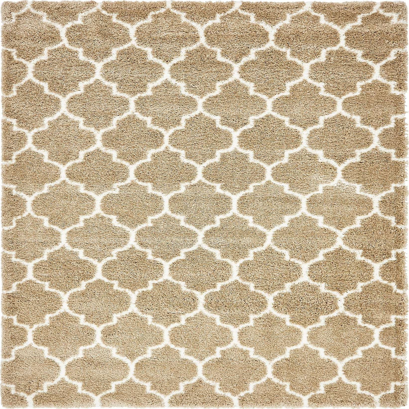 Taupe 8' x 10' Moroccan Shag Rug