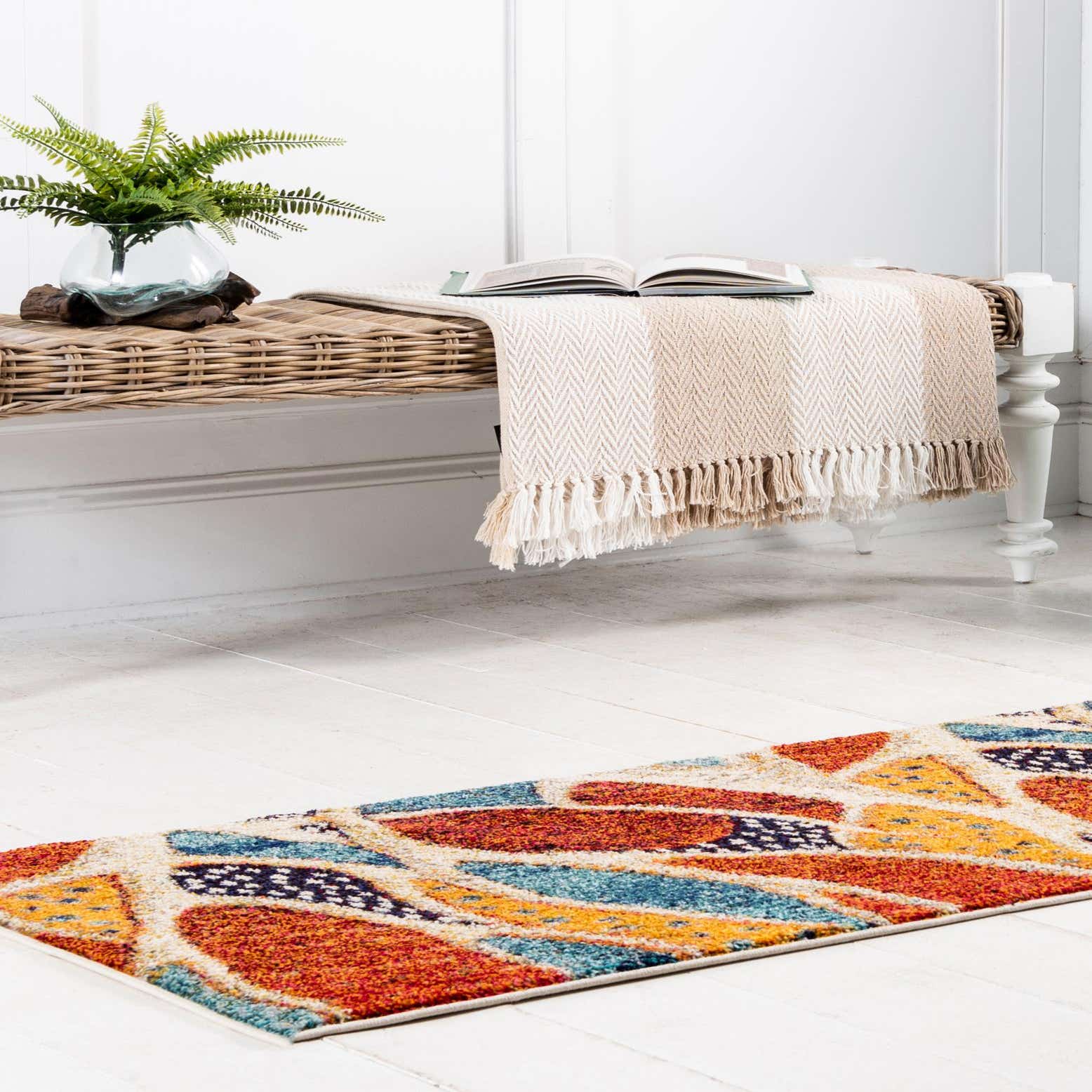 Rust Red 2' 2 x 6' 7 Capri Runner Rug eSaleRugs