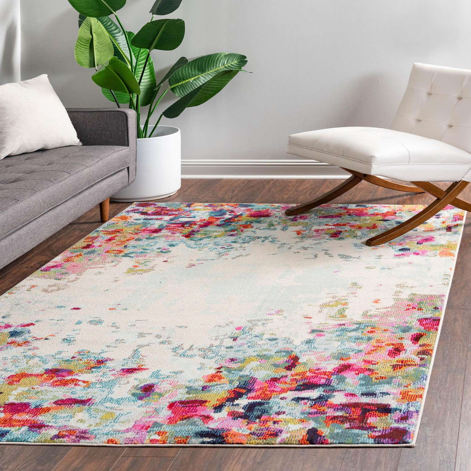 Multicolor 5' x 8' Theia Rug