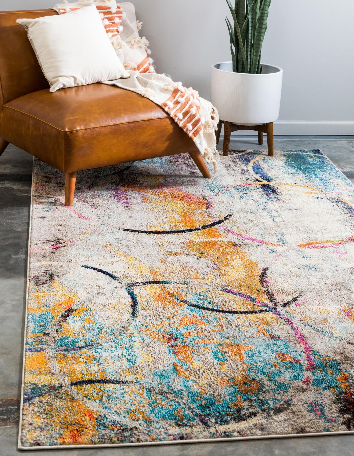 Multicolor 8' x 10' Theia Rug