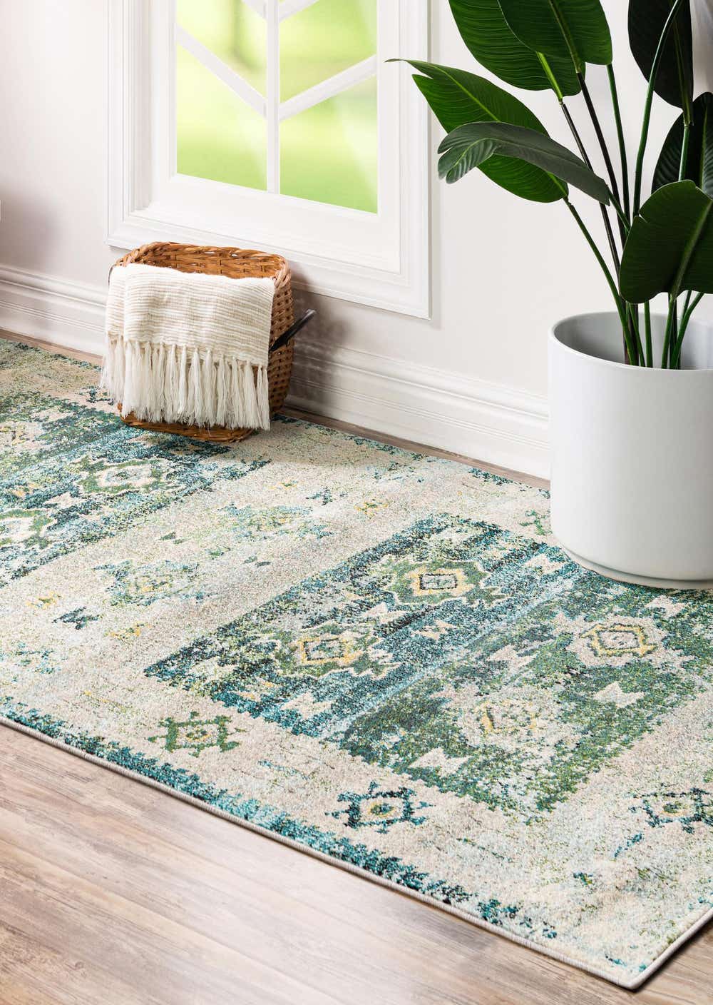 Green 4' x 6' El Paso Rug