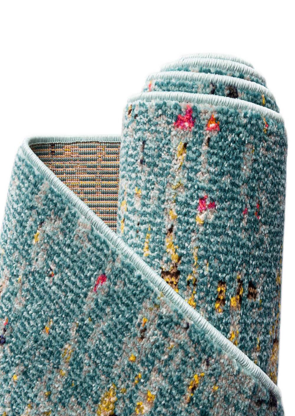 Turquoise 2' x 6' 7 Arte Runner Rug eSaleRugs