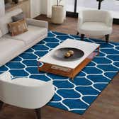 152cm x 245cm Trellis Frieze Rug thumbnail