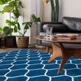 152cm x 245cm Trellis Frieze Rug thumbnail