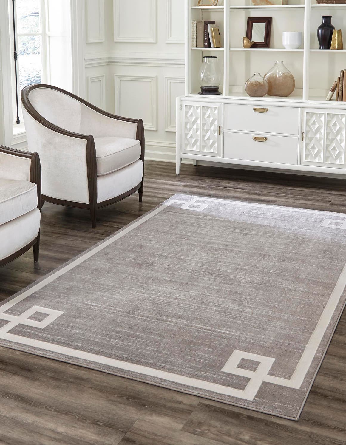 Gray Jill Zarin 4' x 6' Uptown Rug