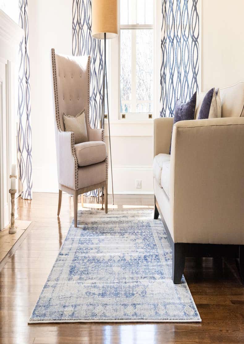 Navy Blue 5' x 8' Berkshire Rug eSaleRugs