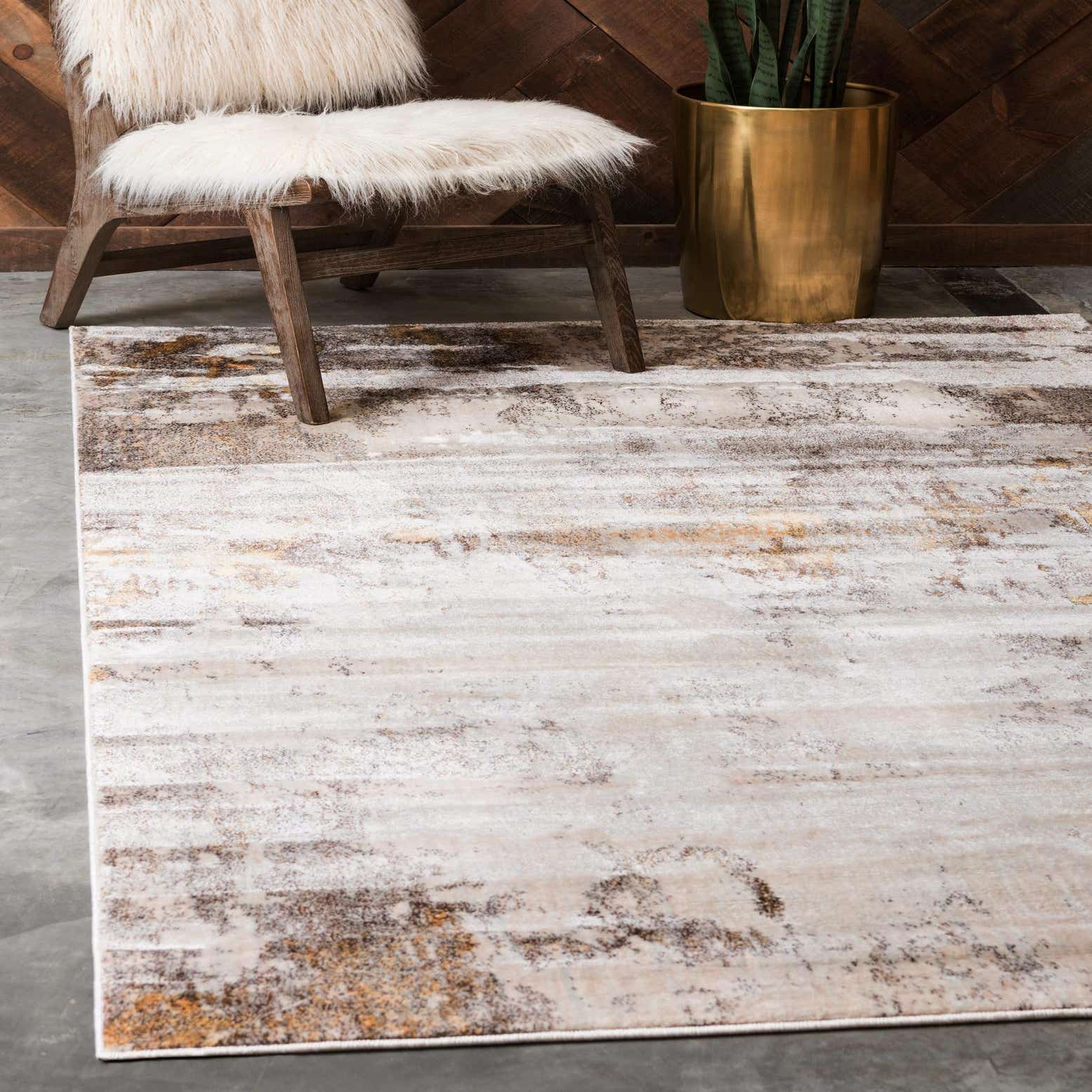 Ivory Beige 9' x 12' Apollo Rug