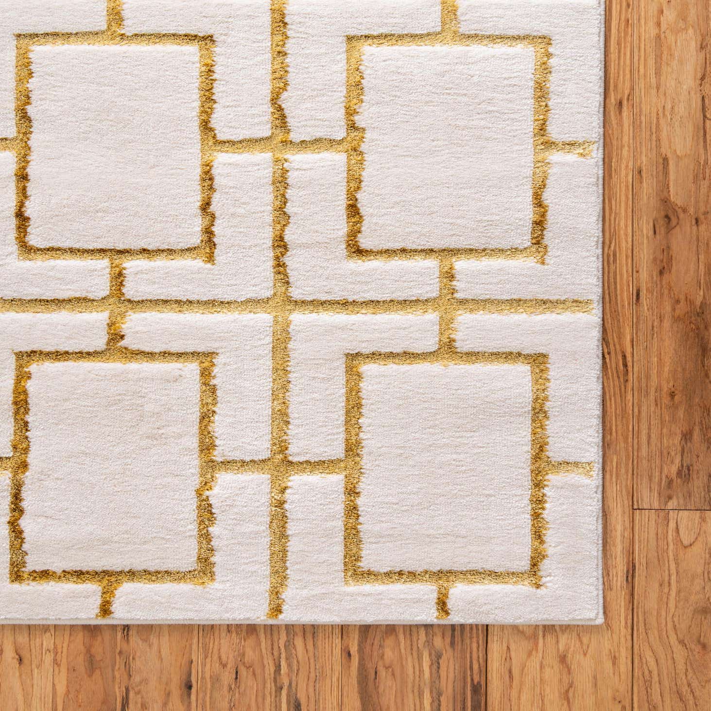 White Gold 9' x 12' Marilyn Monroe™ Glam Deco Rug eSaleRugs