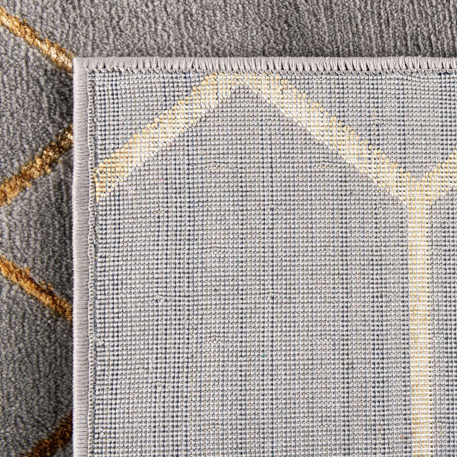 Gray Gold 9' x 12' Marilyn Monroe™ Glam Trellis Rug eSaleRugs