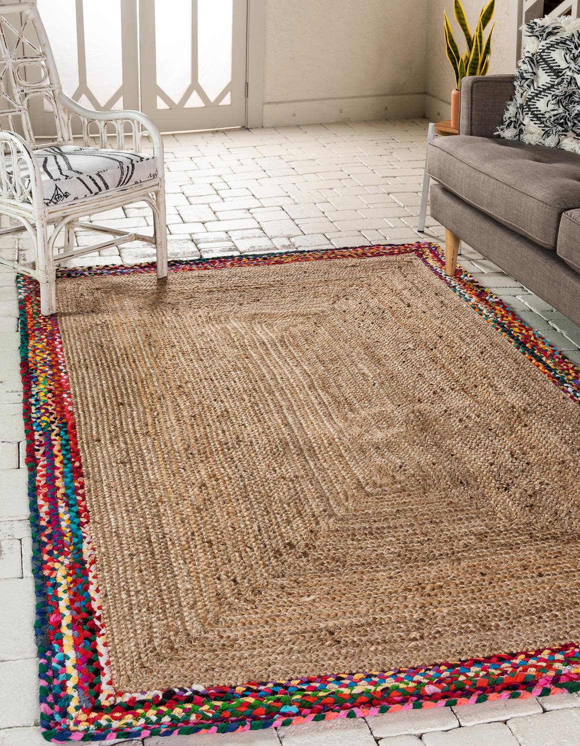 Natural 9' x 12' Hand Braided Jute Rug eSaleRugs
