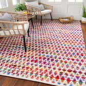 60cm x 90cm Braided Chindi Rug thumbnail
