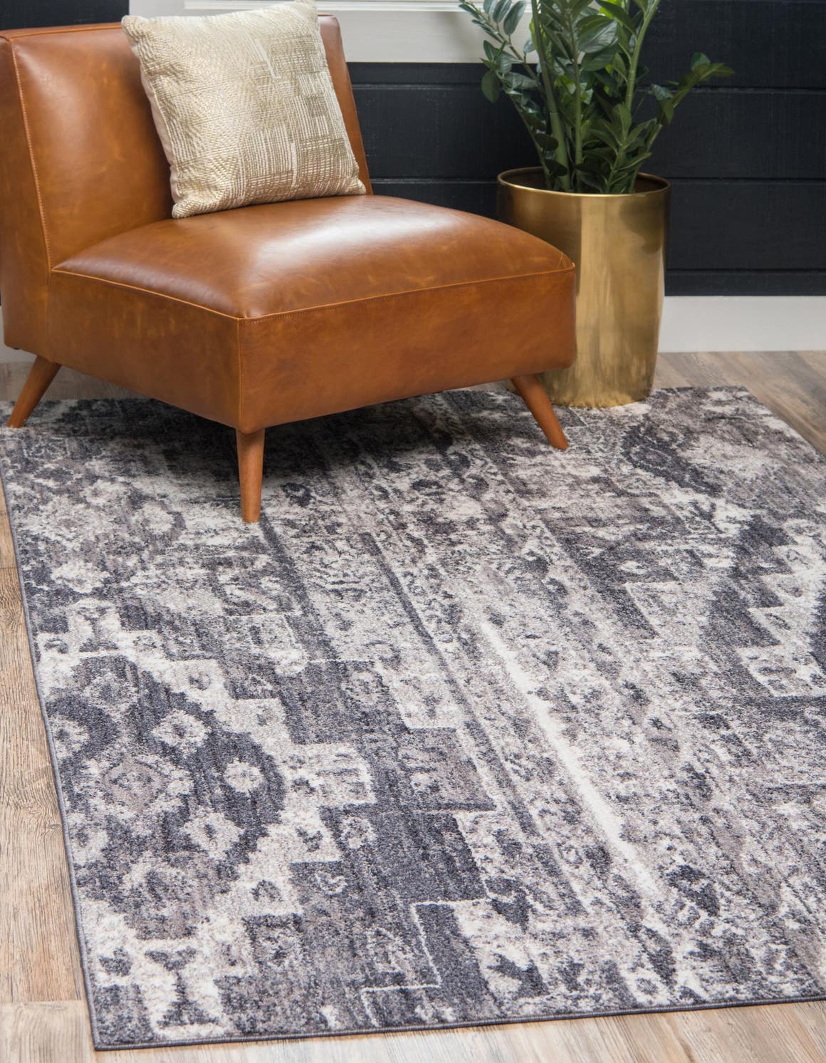 Gray 4' x 6' Madrid Rug Rugs.ca