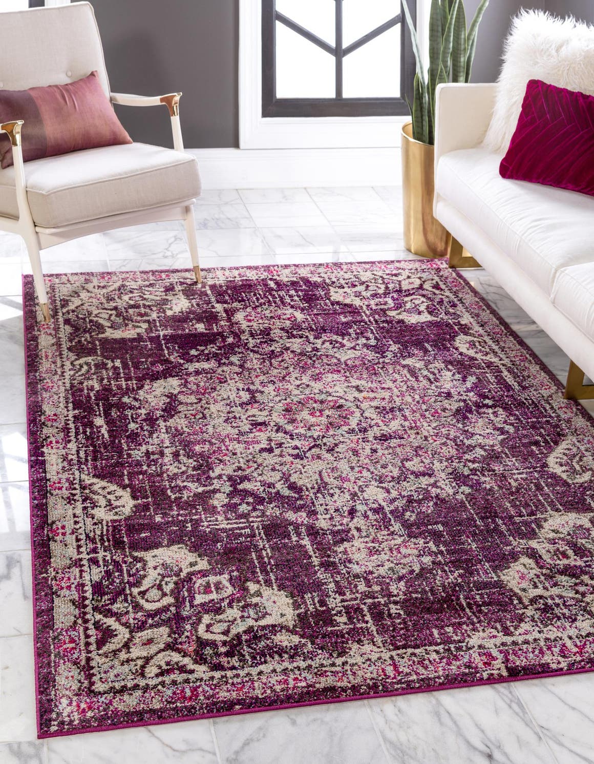 Purple 9' x 12' Madeline Rug