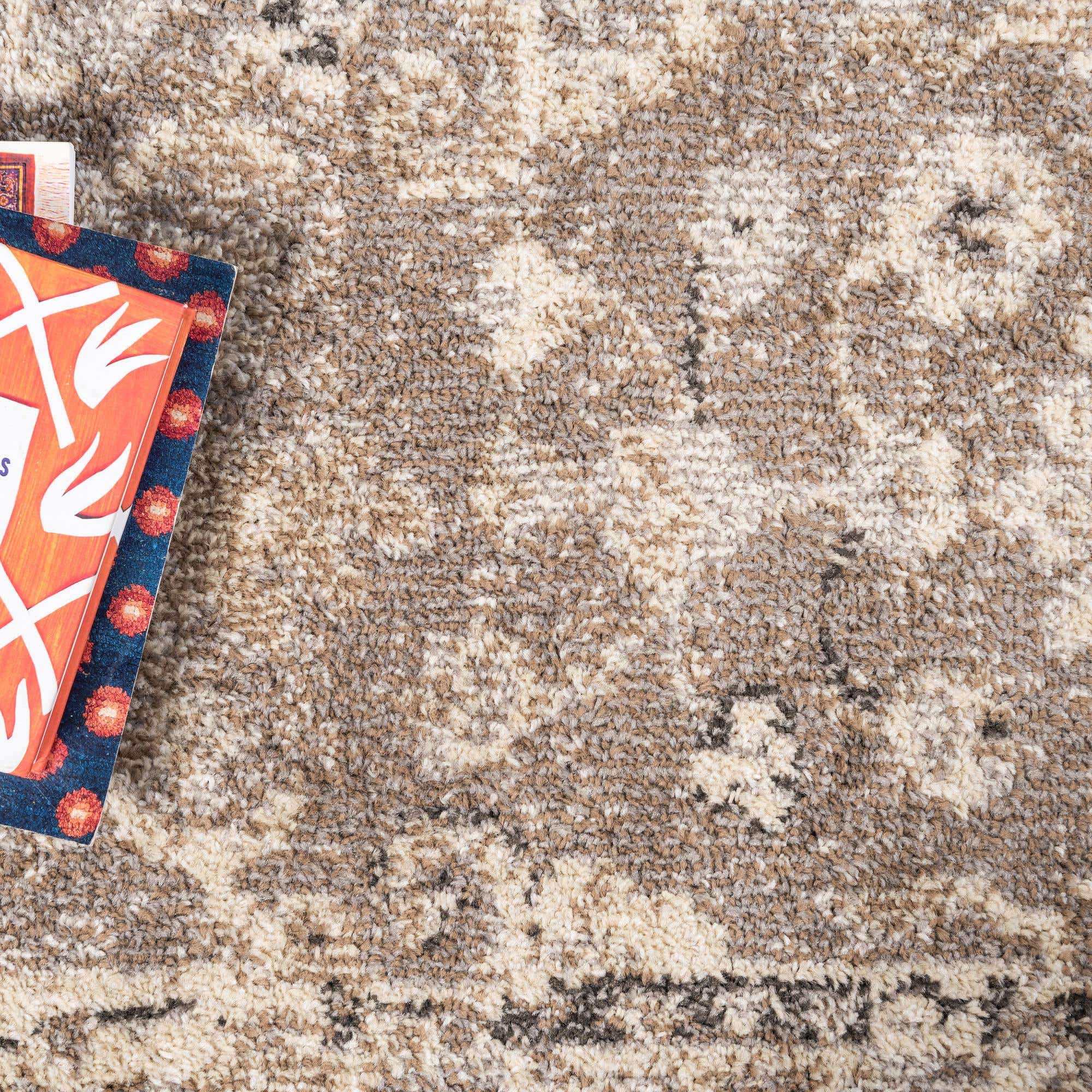 Beige Brown 8' x 10' Madeline Rug