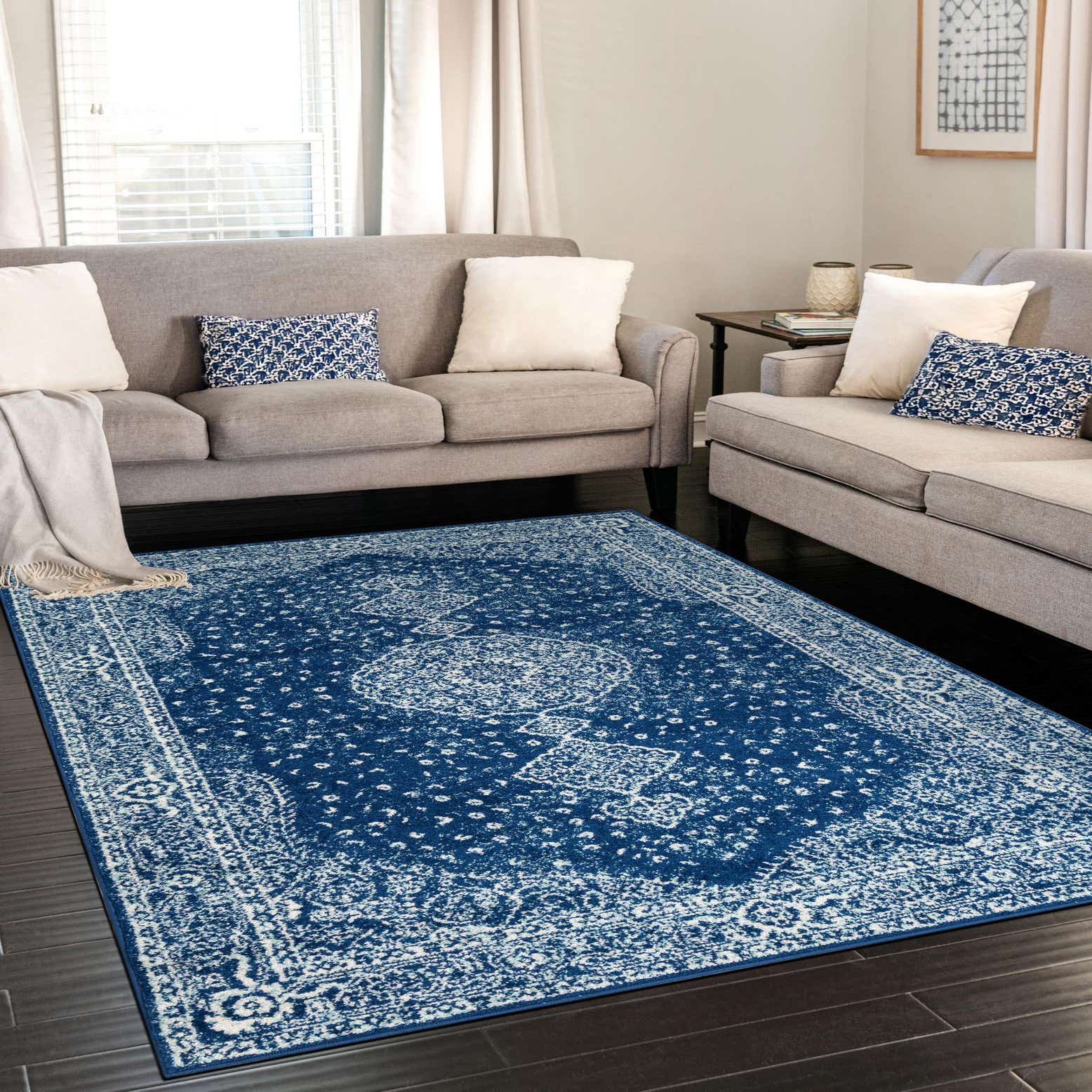 Navy Blue 245cm x 305cm Bexley Rug iRugs CH