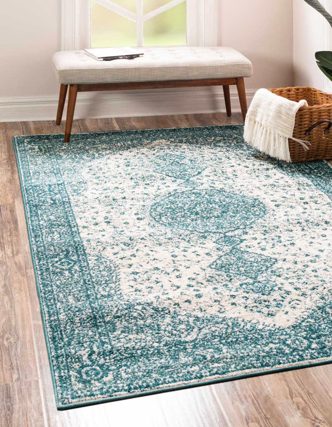 Turquoise 6' x 9' Dover Rug