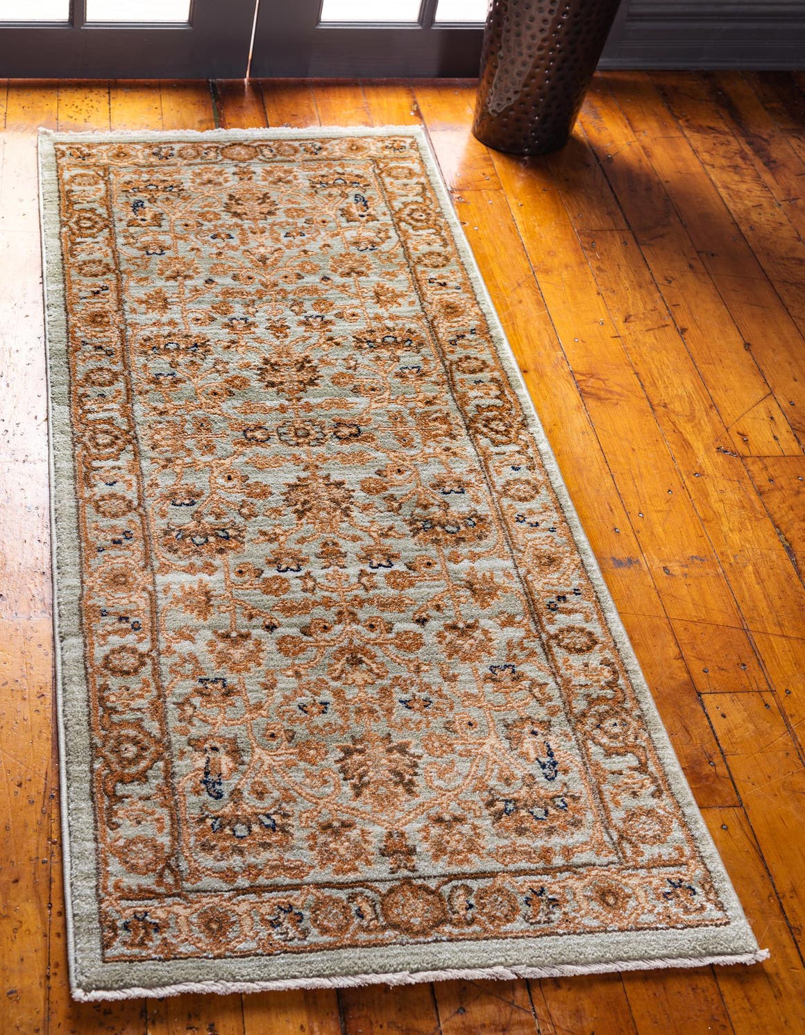 Light Green 65cm x 300cm Graham Runner Rug AU Rugs