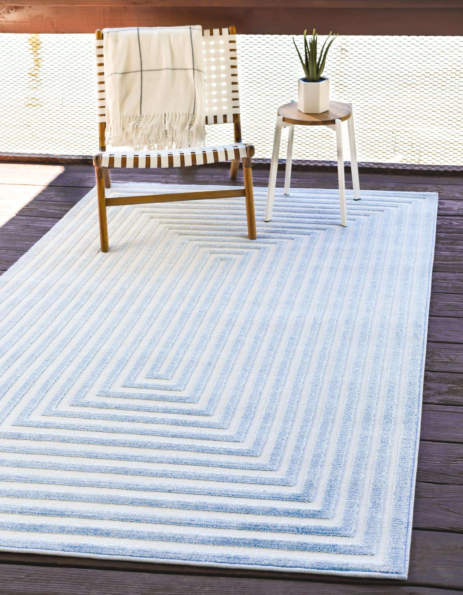 Light Blue 4 X 6 Sabrina Soto Outdoor Rug OutdoorRugs light-blue-4-x-6-sabrina-soto-outdoor-rug-outdoorrugs