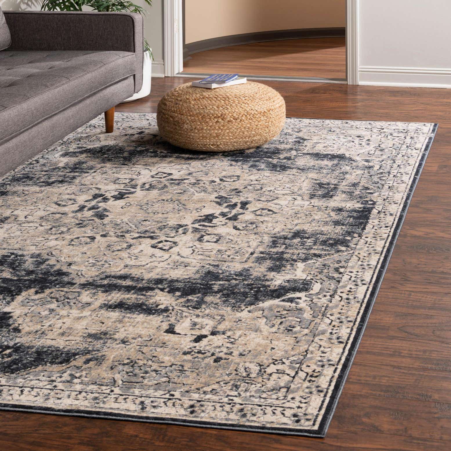 Navy Blue 6' x 9' Eliza Rug