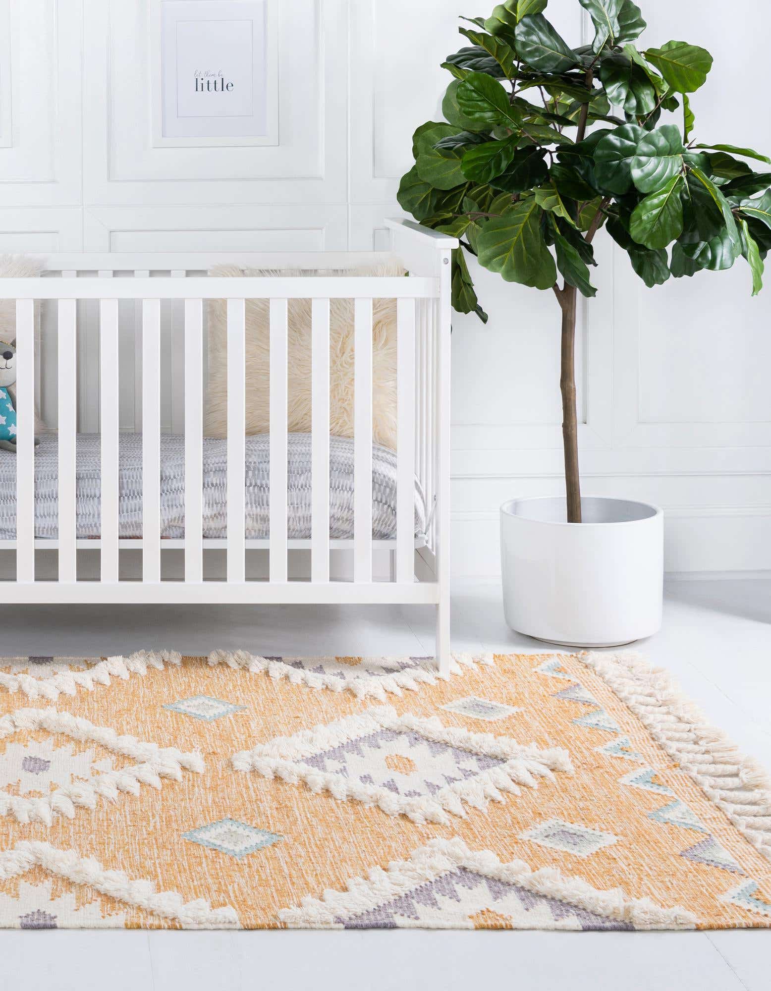 Gold 4' x 6' Hand Woven Arizona Wool Rug | eSaleRugs