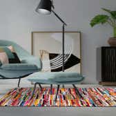 245cm x 305cm Braided Chindi Rug thumbnail