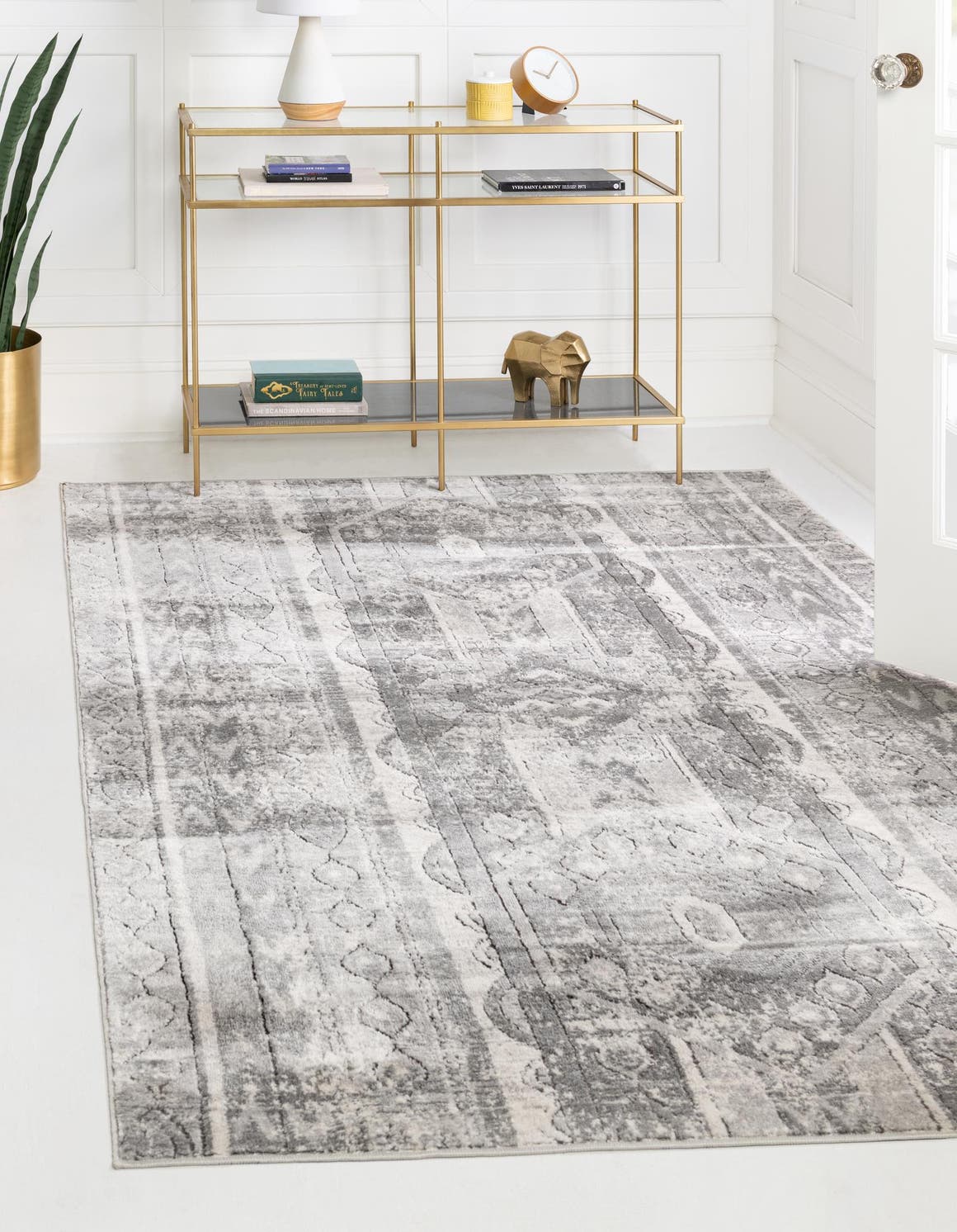 oregon rug ivory on Gray 8 X 10 Oregon Rug Esalerugs