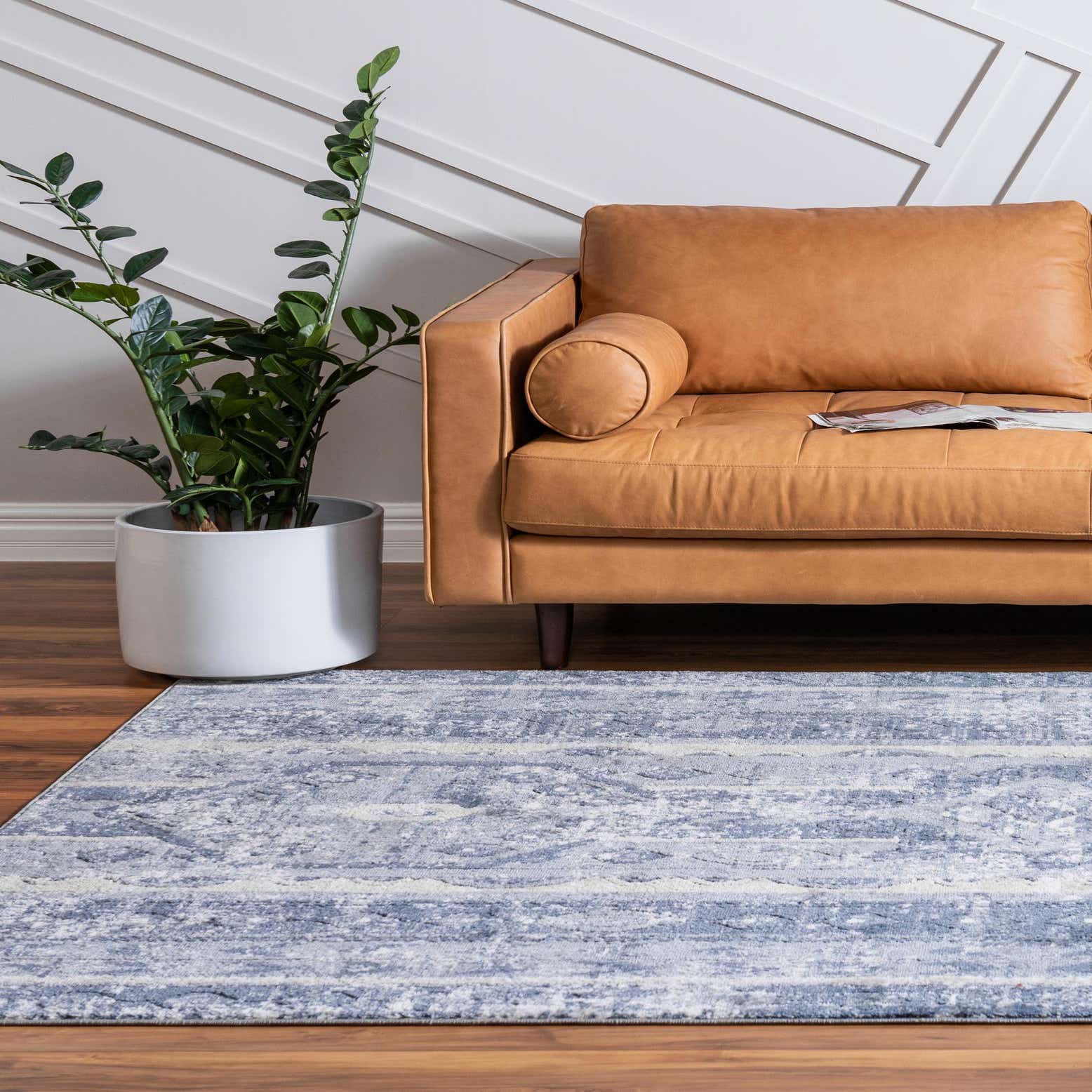 Blue 2' 2 x 3' Oregon Rug