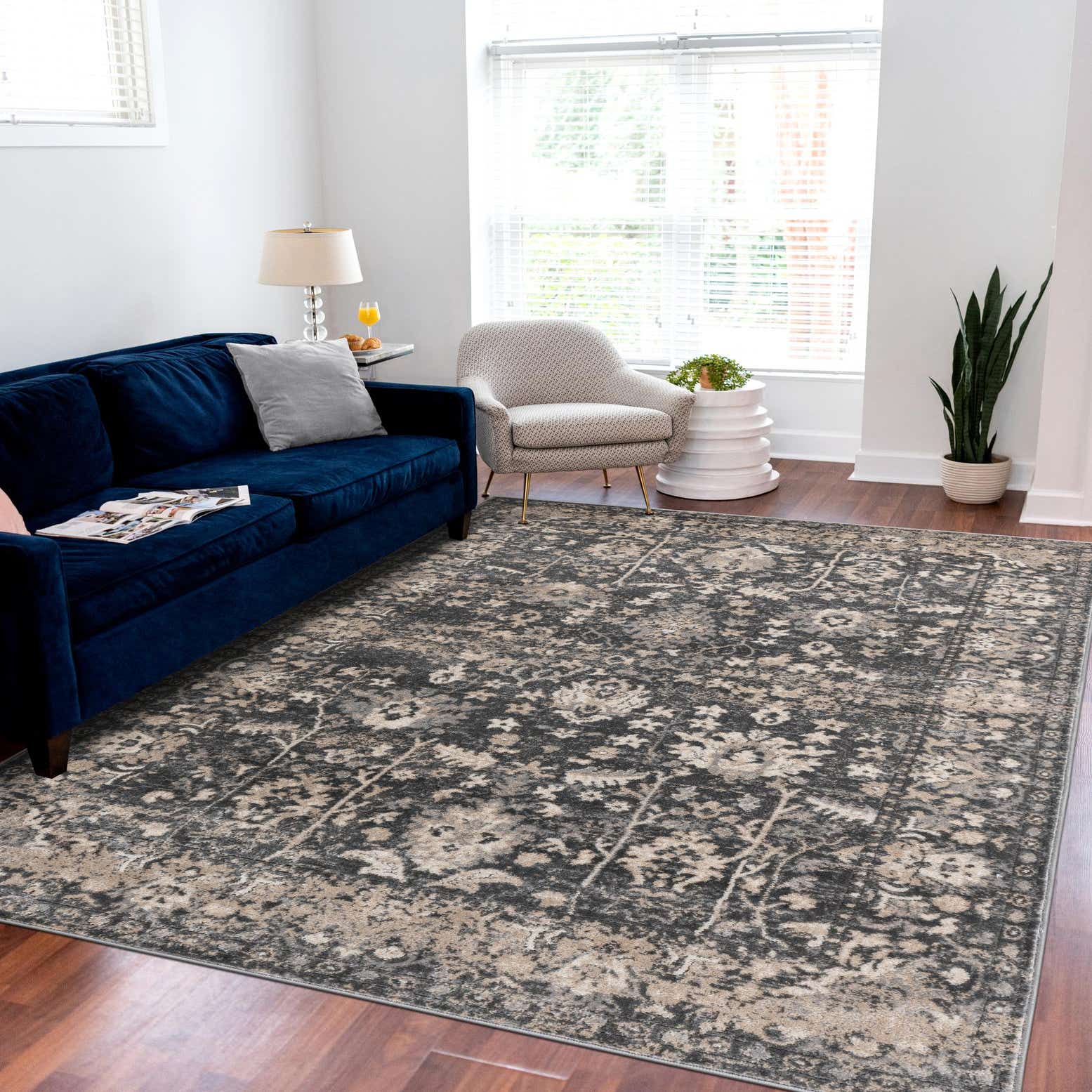 oregon rug ivory on Gray 9 X 12 Oregon Rug Handknotted Com