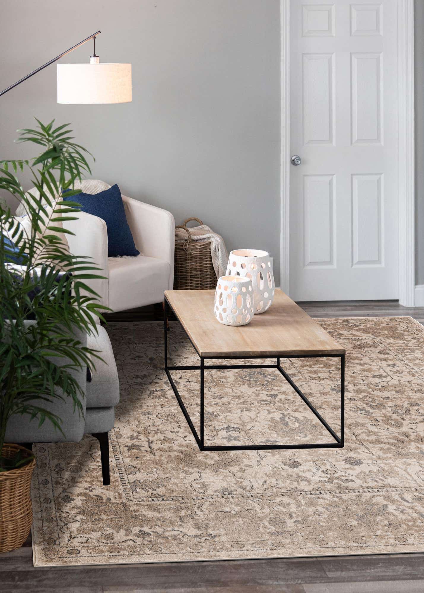 oregon rug ivory on Ivory 4 X 4 Oregon Square Rug Irugs Uk