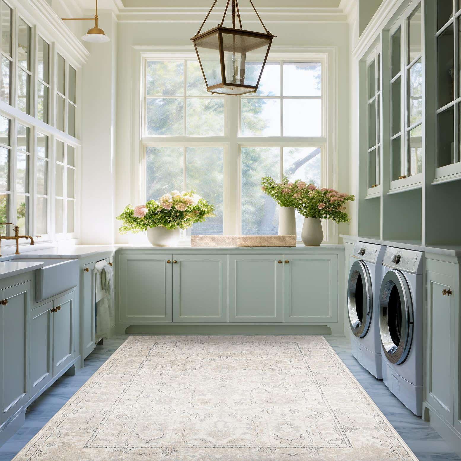 Ivory 9' x 12' Oregon Rug eSaleRugs