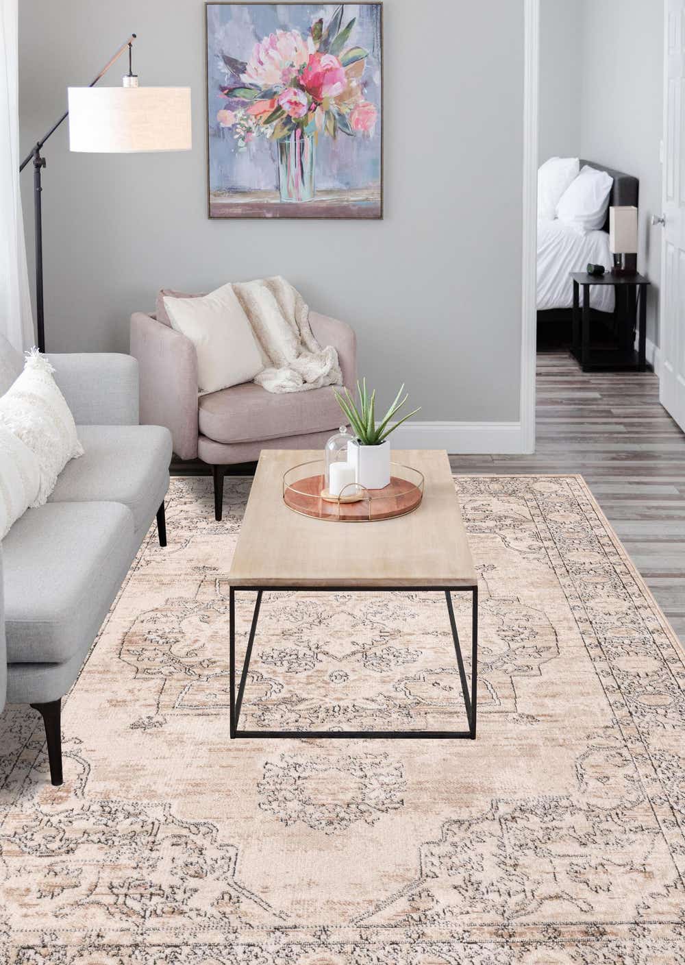 Ivory 7' 10 x 10' Oregon Rug eSaleRugs