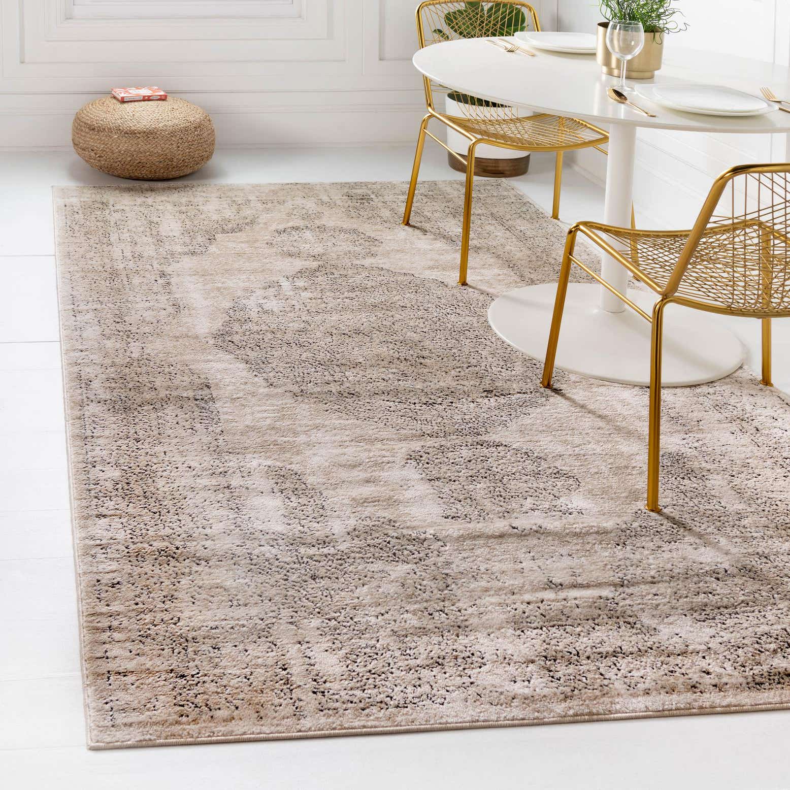 Ivory 4' x 6' Oregon Rug eSaleRugs