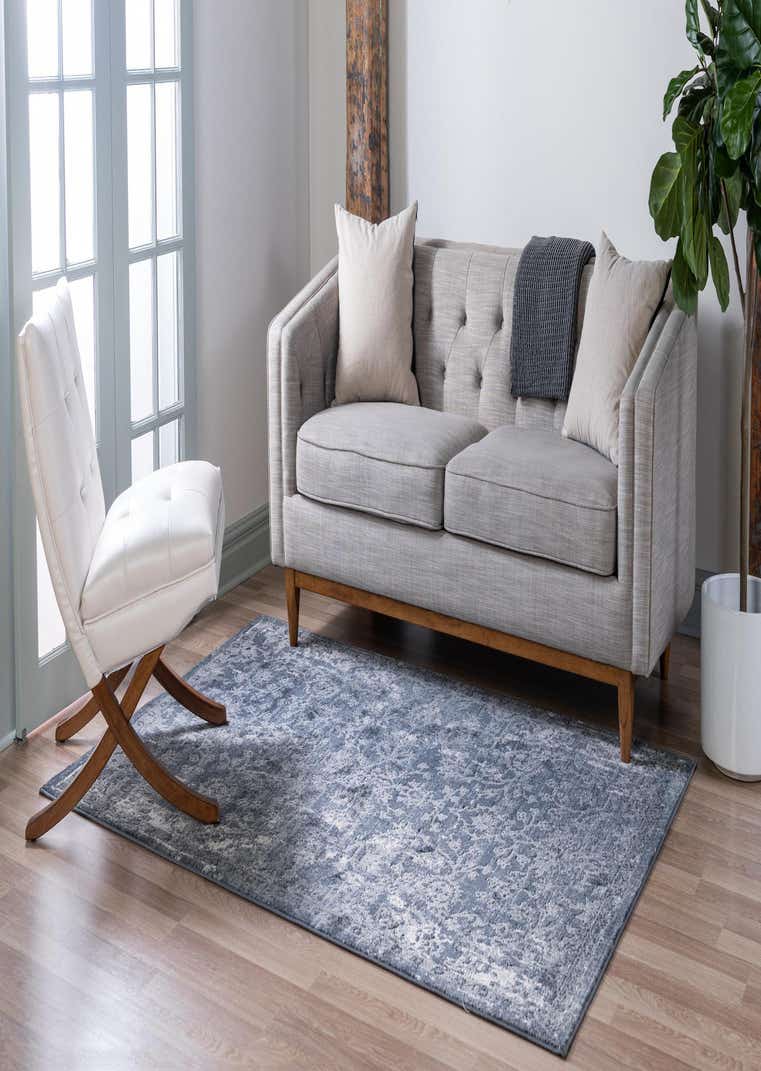 Blue 7' 10 x 10' Oregon Rug eSaleRugs