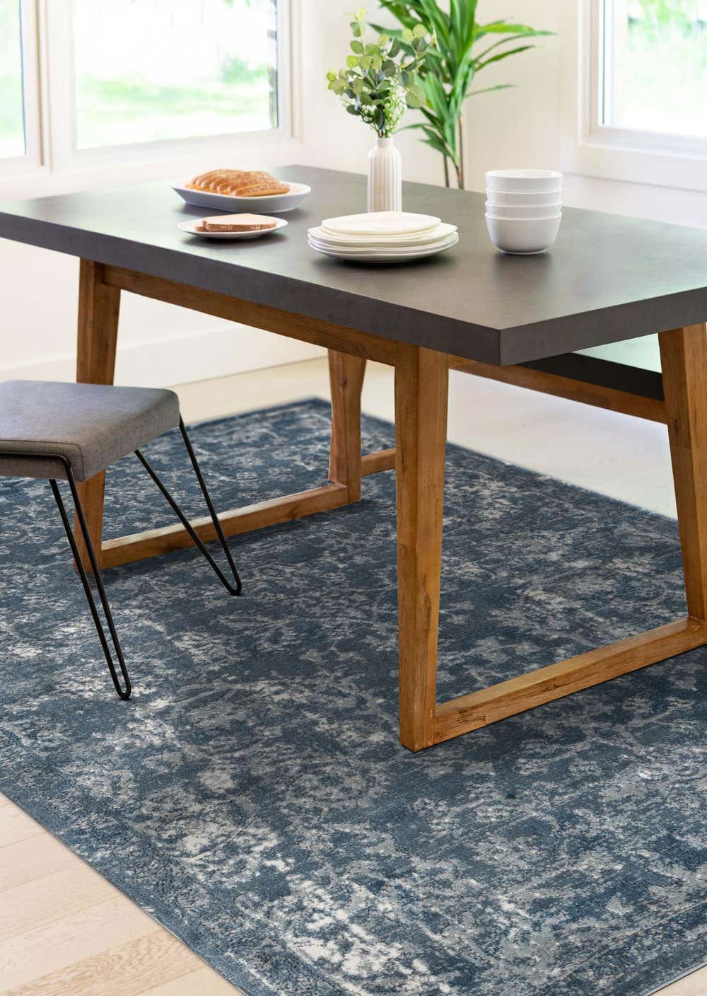 Blue 7' 10 x 10' Oregon Rug eSaleRugs